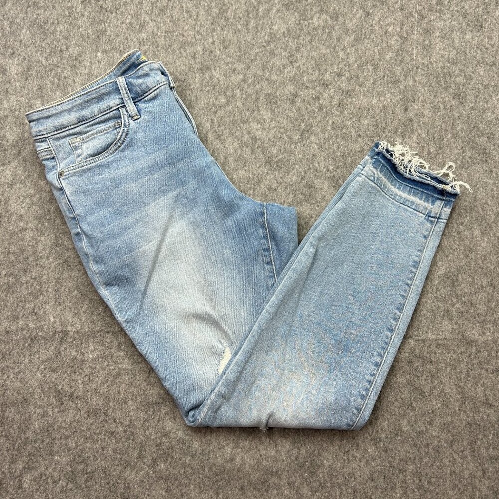 Tommy Bahama High Rise Ankle Skinny Jeans Women's Size 30 X 28 Distressed Denim